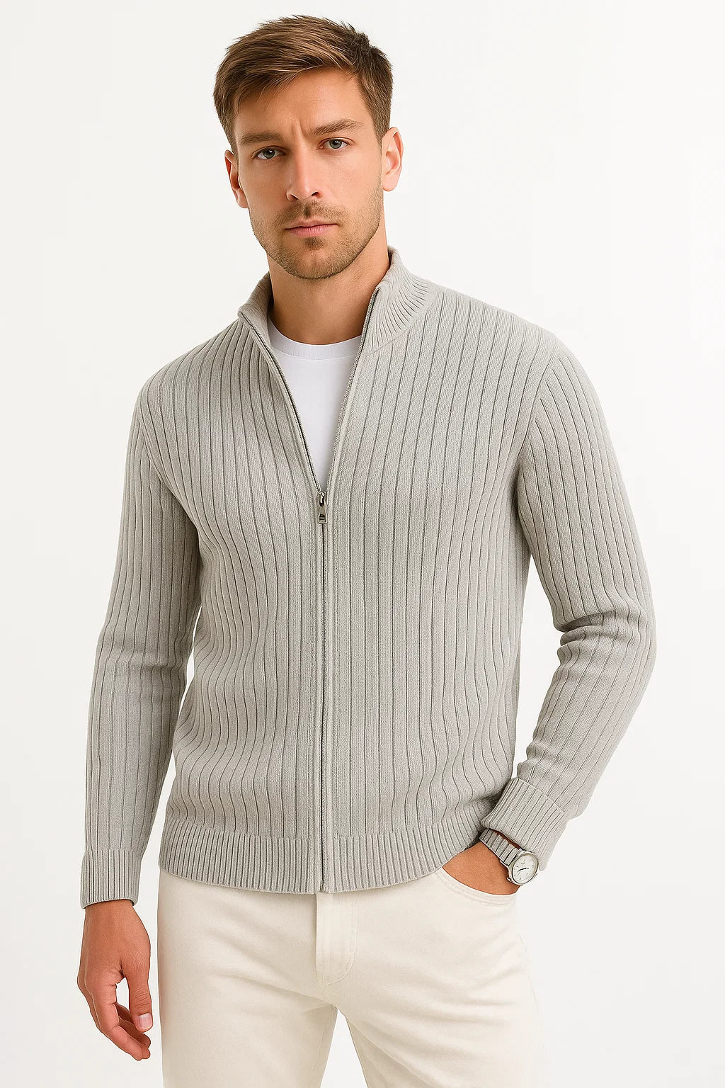 Cardigan zipperjacket
