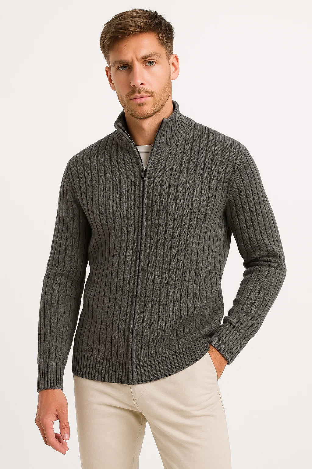 Cardigan zipperjacket