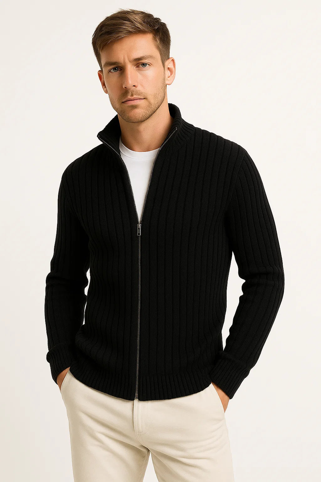 Cardigan zipperjacket