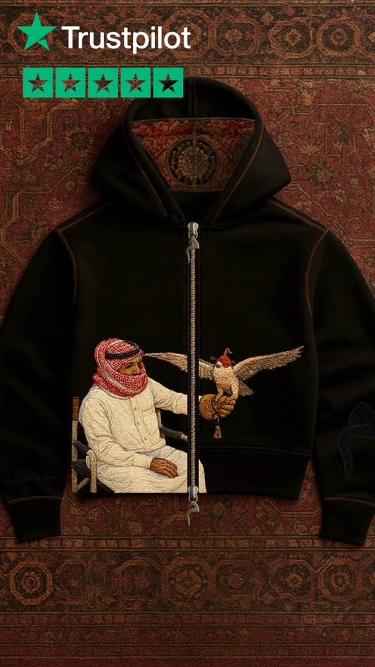 The Arabic Falcon Zipper