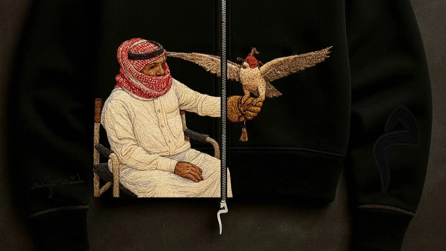 The Arabic Falcon Zipper