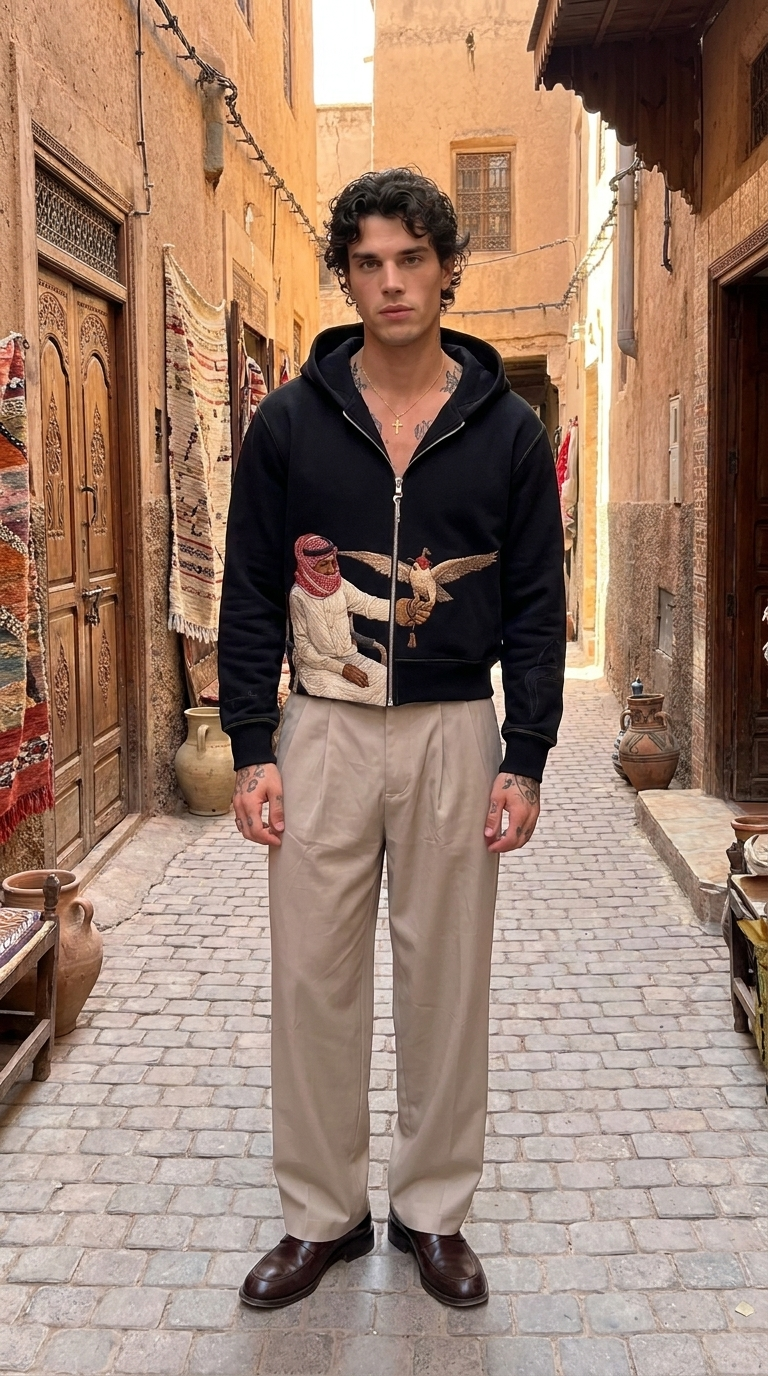 The Arabic Falcon Zipper