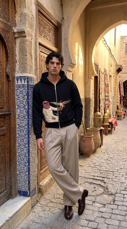 The Arabic Falcon Zipper