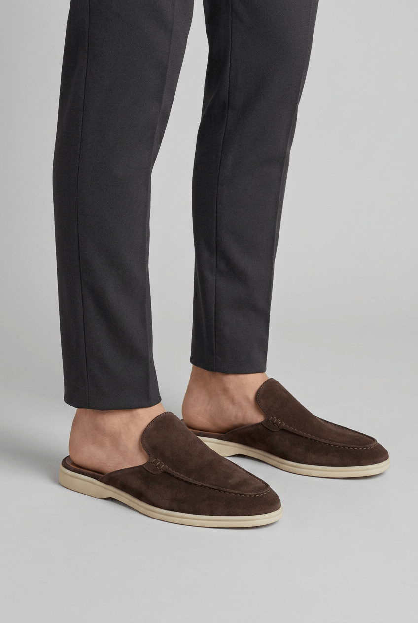Suede Mules