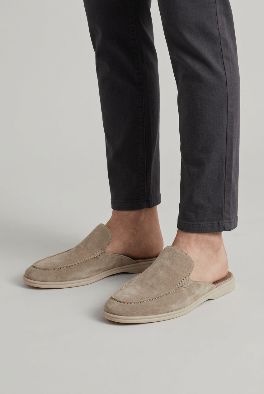 Suede Mules