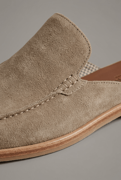 Suede Mules