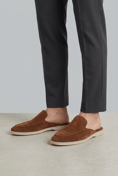 Suede Mules