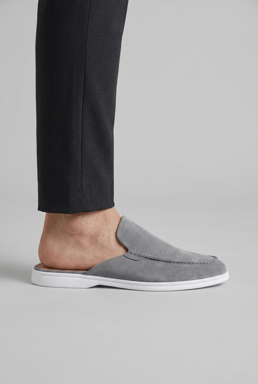 Suede Mules