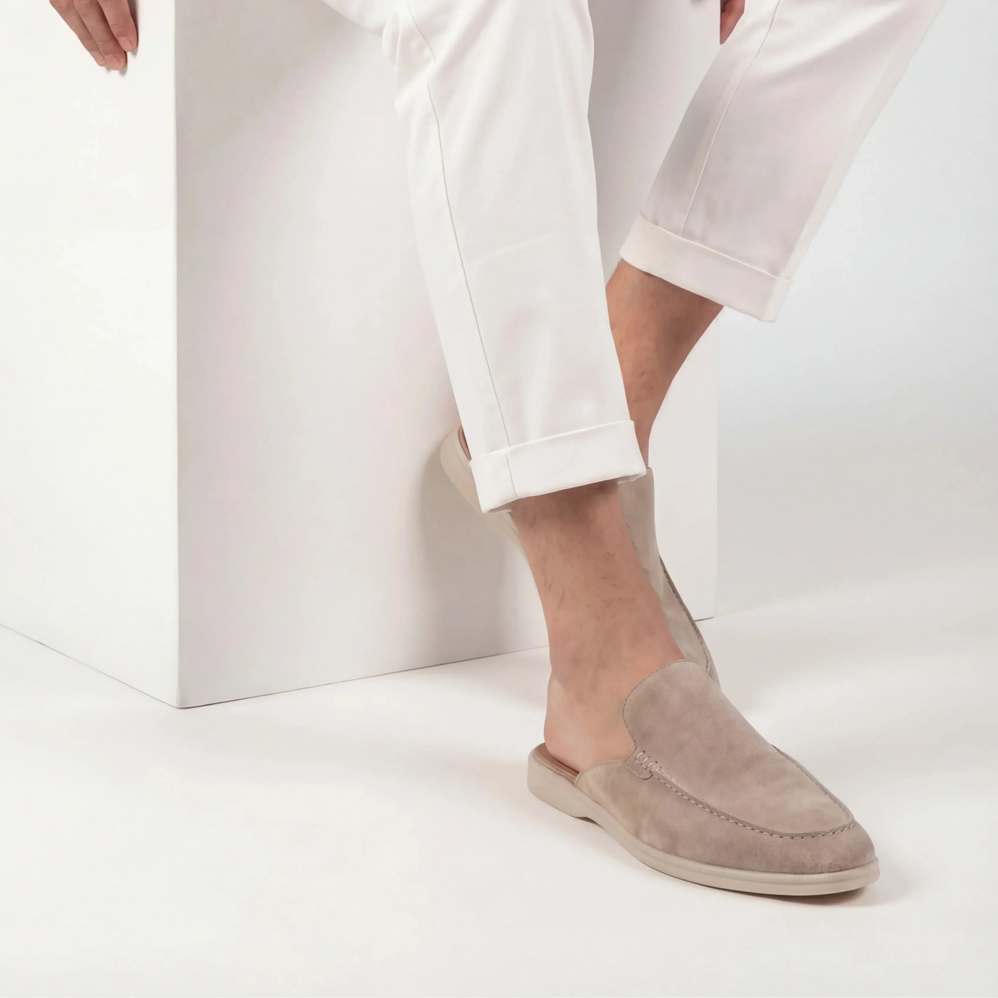 Suede Mules