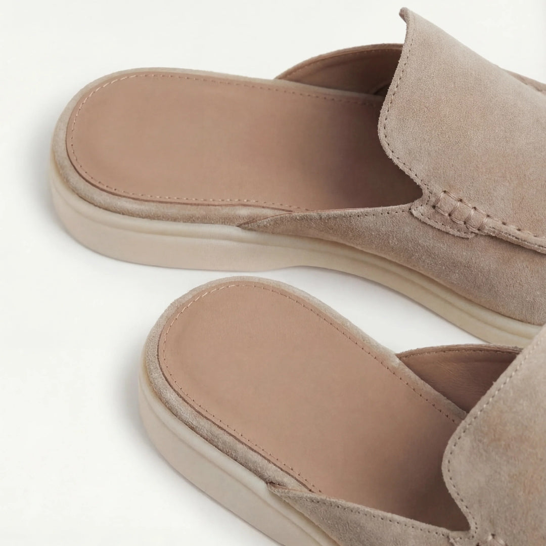 Suede Mules