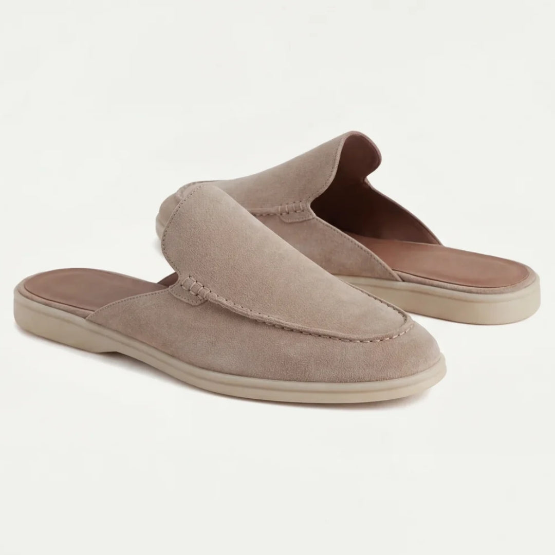 Suede Mules