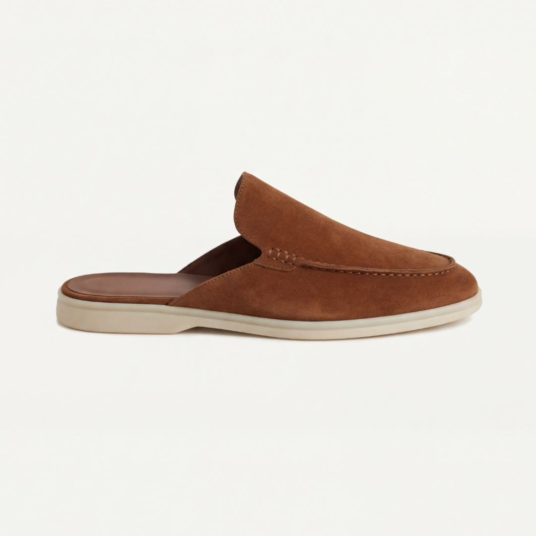Suede Mules